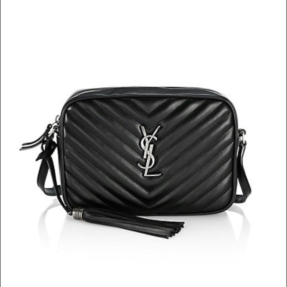 Yves Saint Laurent Quilted Black Crossbody Bag